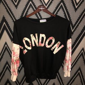 London floral sweater